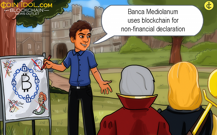Banca Mediolanum Uses Blockchain For Non Financial Declaration